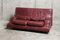 Vintage Sofa in Burgundy Leather from De Sede, 1984 7