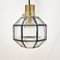Mid-Century Octagonal Iron & Glass Ceiling Lamp from Limburg, Germany, 1960s, Image 3