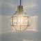 Mid-Century Octagonal Iron & Glass Ceiling Lamp from Limburg, Germany, 1960s 7