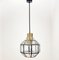 Mid-Century Octagonal Iron & Glass Ceiling Lamp from Limburg, Germany, 1960s 1