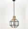 Mid-Century Octagonal Iron & Glass Ceiling Lamp from Limburg, Germany, 1960s, Image 1