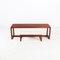 Mid-Century Teak Lattenbank und Couchtisch, 2er Set 4