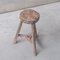Antique French Tripod Stool or Side Table 1