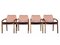 Teak Model 23 Dining Chairs by Henning Kjærnulf, 1970s, Set of 4, Image 1