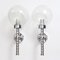 Bubble Glass and Chrome Sconces from Karl Lenz, 1970s, Set of 2 1