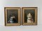 Cat Portraits, 1800s, Oil on Canvas Paintings, Framed, Set of 2, Image 4