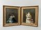 Cat Portraits, 1800s, Oil on Canvas Paintings, Framed, Set of 2 2