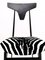Vintage Samt Beistellstühle mit Zebra-Muster und ebonisiertem Holzgestell, Italien, 1950er, 2er Set 11