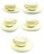 Coffee Cups with Saucers from Chodzież Factory, Poland, 1950s, Set of 10 1