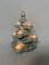 Portacandela a forma di albero di Natale di Otto Keramik, Germania, Immagine 3