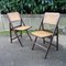 Cane Folding Chairs, 1970s, Set of 2 10
