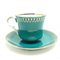 Cups with Saucers from Karolina Factory, Poland, 1970s, Set of 10 10