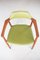 Danish Occasional Armchair in Green Leather, 1960s, Image 7