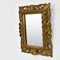 Specchio da parete piccolo fiorentino in legno dorato, XIX secolo, Immagine 5