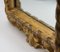Specchio da parete piccolo fiorentino in legno dorato, XIX secolo, Immagine 8