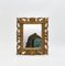 Specchio da parete piccolo fiorentino in legno dorato, XIX secolo, Immagine 4