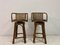 Tabourets de Bar en Bambou et Osier, 1970s, Set de 2 12