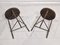 Metal Stools by Pierre Jeanneret, Set of 2 7