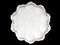 Fuente francesa vintage grande de porcelana blanca, años 30, Imagen 1