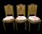 Napoleon III Brown Copper Chairs, Set of 4 1