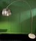 Italian Arco Lamp with Flat Carrera Marble Base attributed to Achille & Pier Giacomo Castiglioni for Flos, 1970s, Image 4