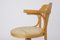 Beige Viennese Braid Swivel Chair from Thonet 6