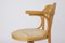 Beige Viennese Braid Swivel Chair from Thonet, Image 6