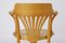 Beige Viennese Braid Swivel Chair from Thonet, Image 7