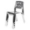 Limited Edition Chippensteel 1.0 Stuhl aus poliertem Edelstahl von Zieta 1