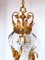 Empire Carved Glass and Gilded Bronze Lantern with Crown and Swans, 1890s, Image 4