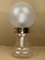 Mid-Century Art Deco Style Mushroom Table Lamp in Swirl Glass and Brass 7
