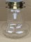 Lámpara de mesa hongo estilo Art Déco Mid-Century de vidrio en espiral y latón, Imagen 9