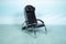 Black Leather Recliner attributed to Ingmar Relling from Westnofa, 1980s, Image 1
