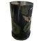 Column-Formed Black Lacquered Side Tables with Flower and Bird Drawings, 1980s, Set of 2, Image 3