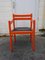 Orange Carimate Armchair by Vico Magistretti, 1970s 1