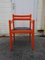 Orange Carimate Armchair by Vico Magistretti, 1970s 2
