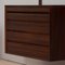 Rosewood 3-Bay Wall Unit by Poul Cadovius for Cado, Denmark, 1960s 8