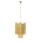 Brown Glass Suspension Lamp, 1990s, Image 1