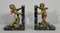 Regule and Marble Bookends, Late 19th Century, Set of 2 1