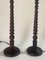 English Wooden Table Lamps, England, 19th Century, Set of 2 4