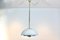 Mushroom Pendant Light in Opal Glass and Brass from Glashütte Limburg 11