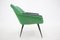 Vintage Brown and Green Armchair, Italy, 1960s 5