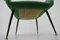 Fauteuil Vintage Marron et Vert, Italie, 1960s 11