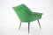 Vintage Brown and Green Armchair, Italy, 1960s 6