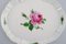 Pink Rose Tray in Hand-Painted Porcelain with Gold Edge from Meissen, Early 20th Century, Image 2