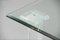 Italian Acrylic Glass & Glass Side Table, Image 5