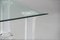 Italian Acrylic Glass & Glass Side Table 4