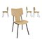 Metal Dining Chairs, Italy, 1960s, Set of 4, Image 1