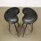 Faux Leather Stools, Italy, 1960s, Set of 2 3