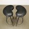 Italienische Kunstleder Hocker, 1960er, 2er Set 3